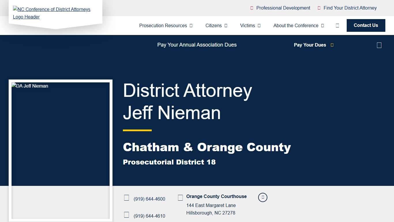 Prosecutorial District 18 - North Carolina Conference of District Attorneys